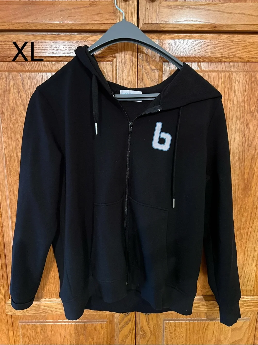 Burn Boot Camp Black Zip-Up Hooded Sweatshirt - XL - Picture 1 of 3